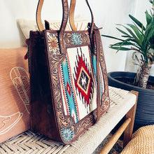 Load image into Gallery viewer, La Salle Hand Tooled Leather Purse
