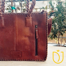 Load image into Gallery viewer, Whispering Pines Hand Tooled Leather Purse
