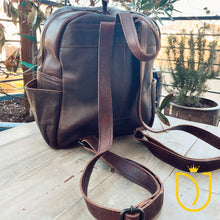 Load image into Gallery viewer, Devils River Western Leather Backpack
