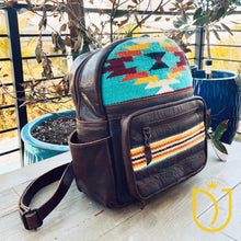 Load image into Gallery viewer, Devils River Western Leather Backpack
