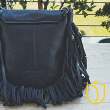 Load image into Gallery viewer, Moonlit Sage Leather Crossbody Purse
