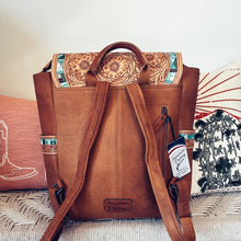Load image into Gallery viewer, West Bend Western Leather Backpack
