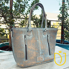 Load image into Gallery viewer, Weatherford Hand Tooled Leather Tote Bag
