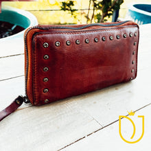 Load image into Gallery viewer, Calabria Italian Leather Crossbody Wallet
