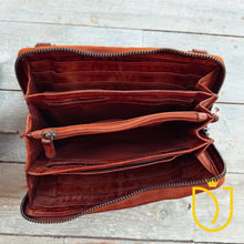 Load image into Gallery viewer, Calabria Italian Leather Crossbody Wallet
