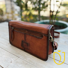 Load image into Gallery viewer, Badlands Western Leather Crossbody Purse
