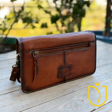 Load image into Gallery viewer, Badlands Western Leather Crossbody Purse
