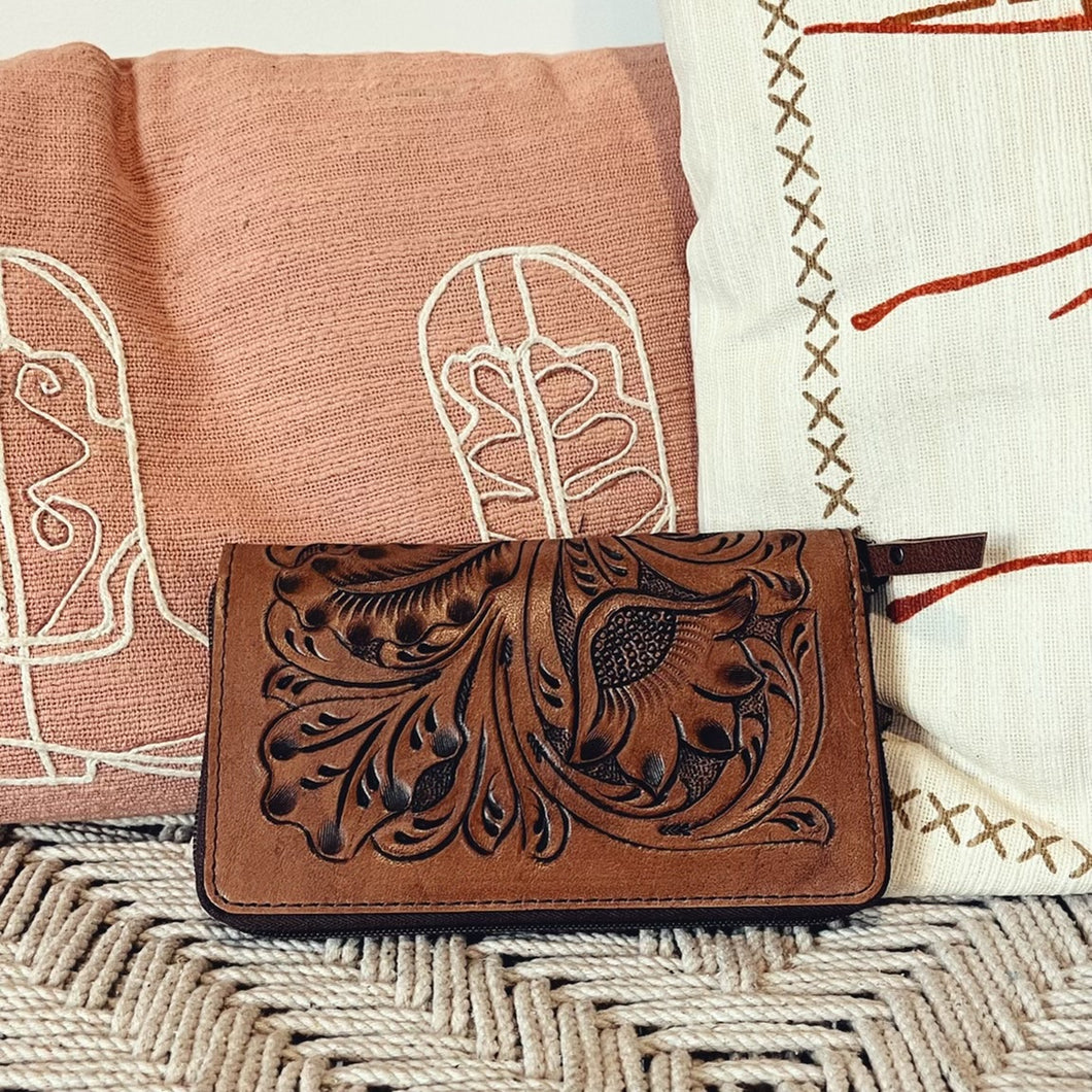 Cedar Crest Western Leather Wallet