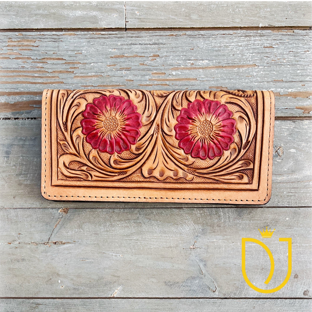 Cave Creek Hand Tooled Leather Wallet