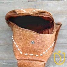 Load image into Gallery viewer, Bygone Beauty Leather Sling Bag
