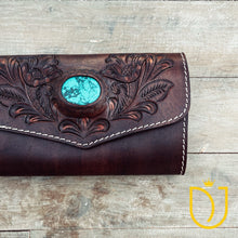Load image into Gallery viewer, The Harbor Hand Tooled Leather Wallet
