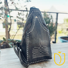 Load image into Gallery viewer, Bygone Beauty Leather Sling Bag
