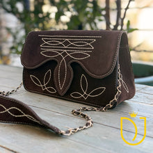 Load image into Gallery viewer, The Glory Suede Boot Stitch Purse
