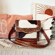Load image into Gallery viewer, Allen Farm Western Leather Crossbody Purse
