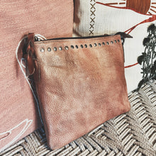 Load image into Gallery viewer, The Kincaid Red Brown Vintage Leather Crossbody Purse
