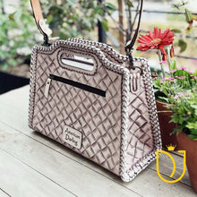 Load image into Gallery viewer, Rustic Horizon Hand Tooled Leather Crossbody Purse
