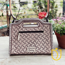 Load image into Gallery viewer, Rustic Horizon Hand Tooled Leather Crossbody Purse
