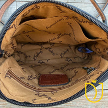 Load image into Gallery viewer, Buffalo Run Hand Tooled Leather Crossbody Purse
