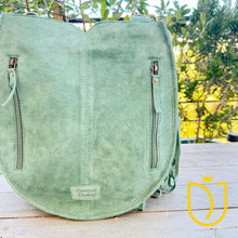 Load image into Gallery viewer, Whitehorse Green Western Leather Crossbody Purse
