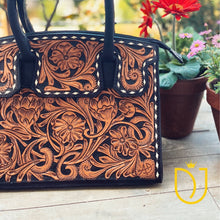 Load image into Gallery viewer, Aspen Grove Hand Tooled Leather Purse
