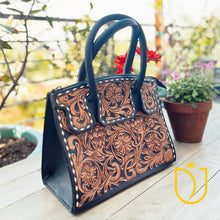 Load image into Gallery viewer, Aspen Grove Hand Tooled Leather Purse
