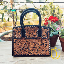 Load image into Gallery viewer, Aspen Grove Hand Tooled Leather Purse
