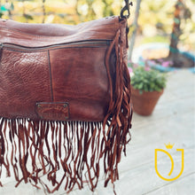 Load image into Gallery viewer, Valley of Fire Italian Leather Crossbody Purse
