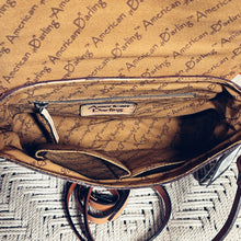 Load image into Gallery viewer, Birch Hill Hand Tooled Leather Crossbody Purse
