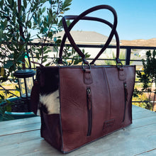 Load image into Gallery viewer, Pikes Peak Western Leather Tote Bag
