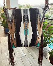 Load image into Gallery viewer, Palm Desert Western Leather Crossbody Purse
