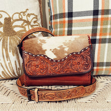 Load image into Gallery viewer, Gulf Park Western Leather Crossbody Purse
