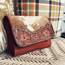 Load image into Gallery viewer, Gulf Park Western Leather Crossbody Purse
