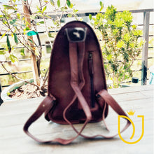 Load image into Gallery viewer, Eagle Nest Western Hand Tooled Leather Backpack
