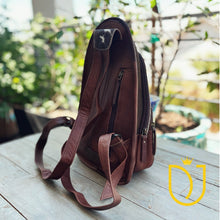 Load image into Gallery viewer, Eagle Nest Western Hand Tooled Leather Backpack
