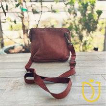 Load image into Gallery viewer, Calabria Italian Leather Crossbody Purse
