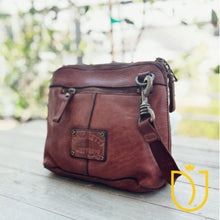 Load image into Gallery viewer, Calabria Italian Leather Crossbody Purse
