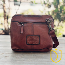 Load image into Gallery viewer, Calabria Italian Leather Crossbody Purse
