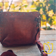 Load image into Gallery viewer, Calabria Italian Leather Crossbody Purse

