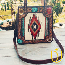 Load image into Gallery viewer, La Salle Hand Tooled Leather Purse
