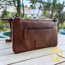 Load image into Gallery viewer, Manhattan Western Leather Crossbody Purse
