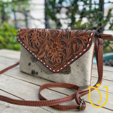 Load image into Gallery viewer, Manhattan Western Leather Crossbody Purse
