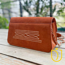 Load image into Gallery viewer, The Glory Suede Boot Stitch Purse
