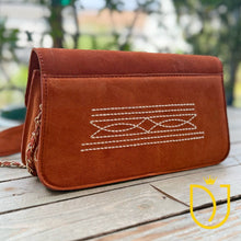 Load image into Gallery viewer, The Glory Suede Boot Stitch Purse

