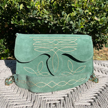 Load image into Gallery viewer, The Glory Suede Boot Stitch Purse
