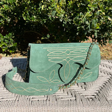 Load image into Gallery viewer, The Glory Suede Boot Stitch Purse
