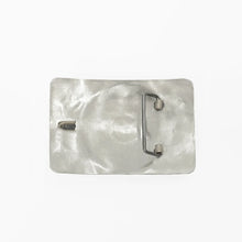 Load image into Gallery viewer, Clara Hand-Engraved German Silver Western Belt Buckle with Turquoise Stones
