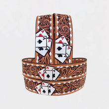 Load image into Gallery viewer, Maverick Official PRCA &amp; NFR Licensed Collection®️ Tooled Leather Rodeo Belt
