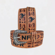 Load image into Gallery viewer, Colt Official PRCA &amp; NFR Licensed Collection®️ Bucking Bronco Tooled Leather Belt
