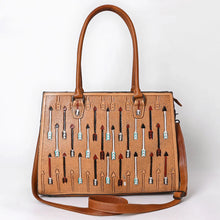 Load image into Gallery viewer, Canyonland Hand Tooled Leather Shoulder Bag

