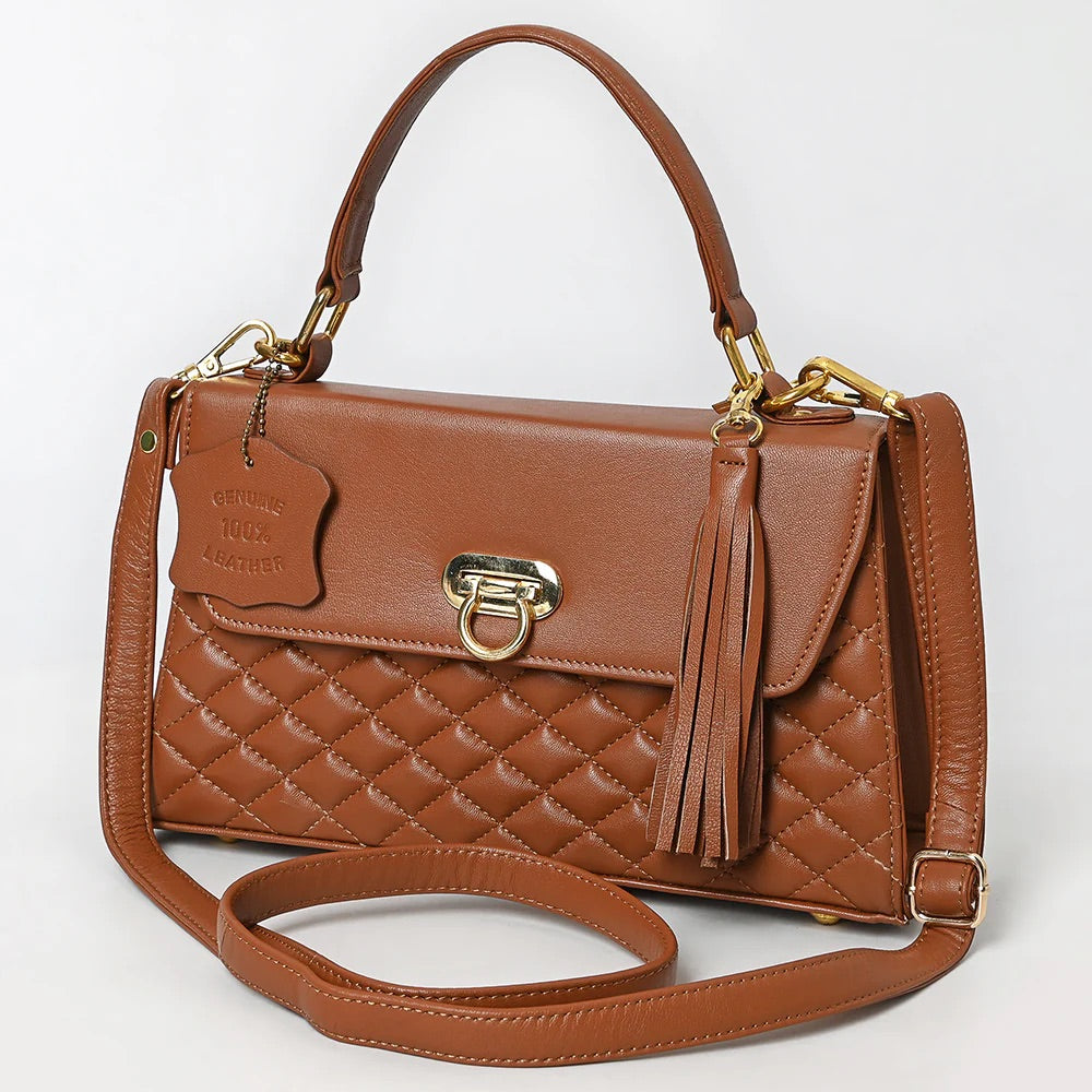 The Chateau Quilted Leather Purse
